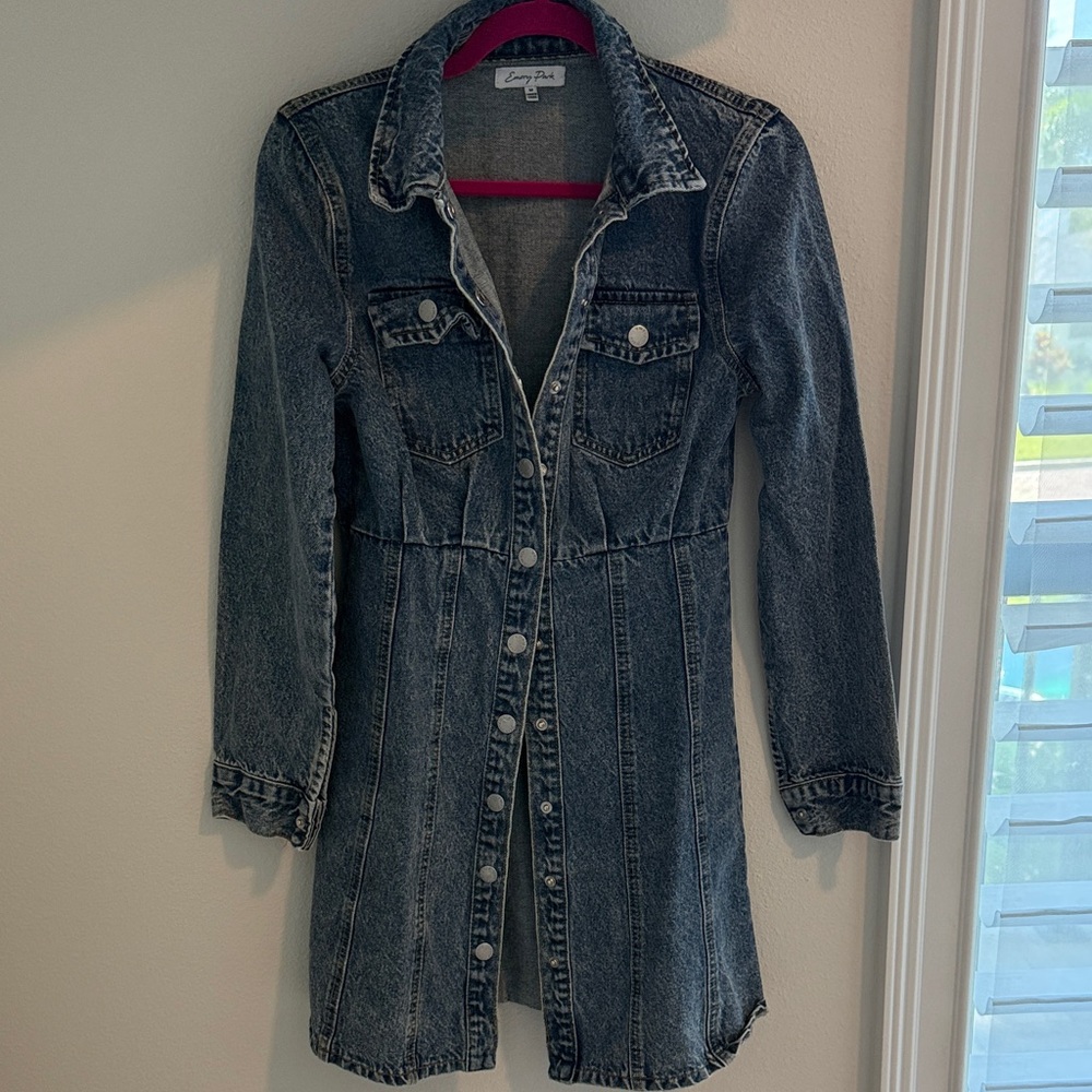 Emory Park Denim Long Sleeve Dress